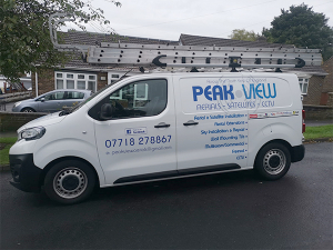 Peak View for TV wall mounting
